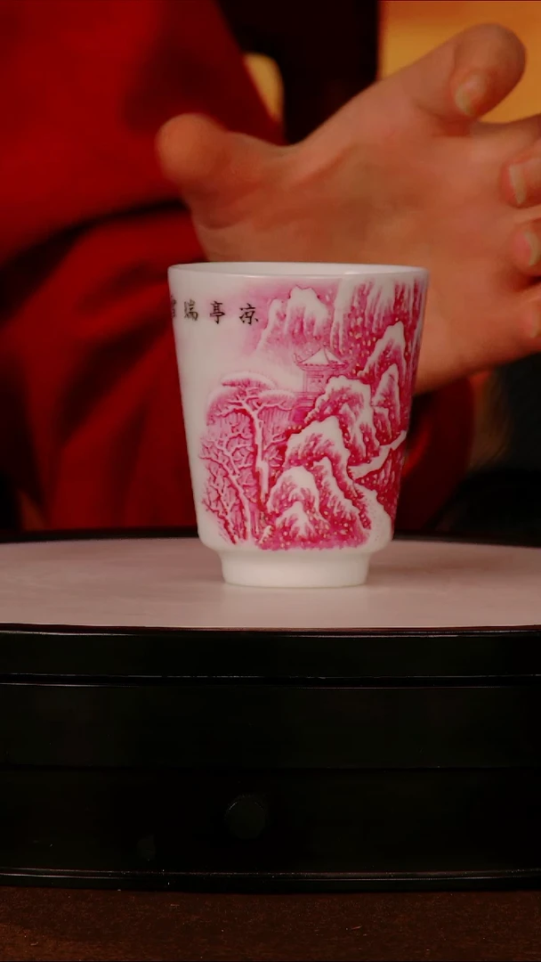 摆件瓷片景德镇陶瓷 摆件r507