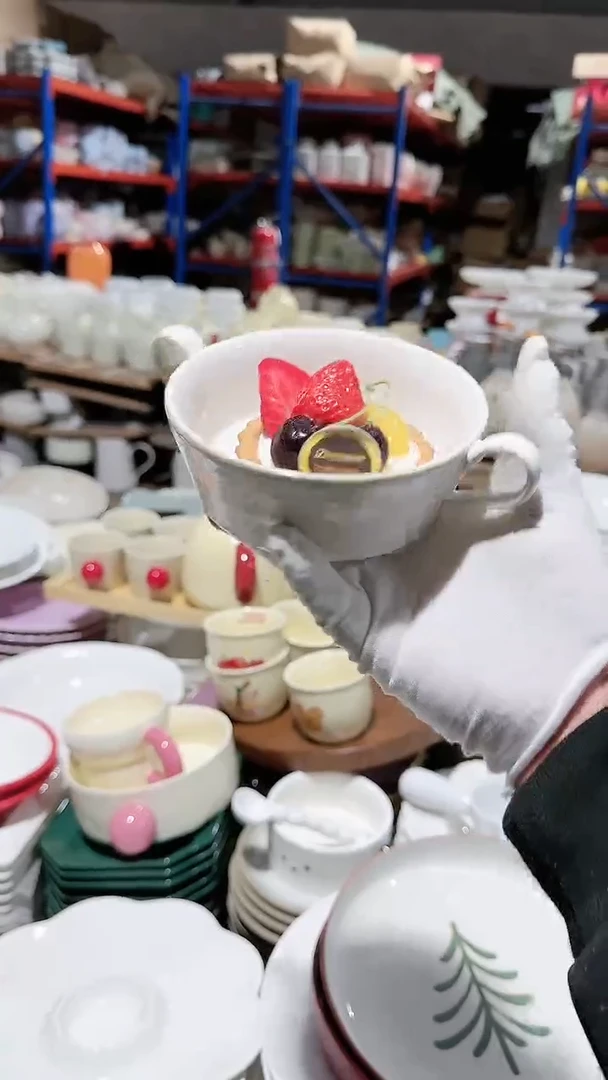 【闪购商品】瓷片双耳微瑕 凑满20元包邮