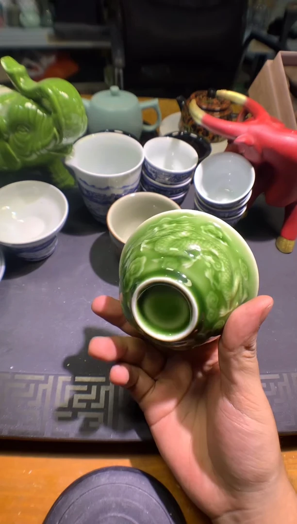 茶具茶壶、盖碗、主人杯、客杯（轻轻微瑕介意勿拍）