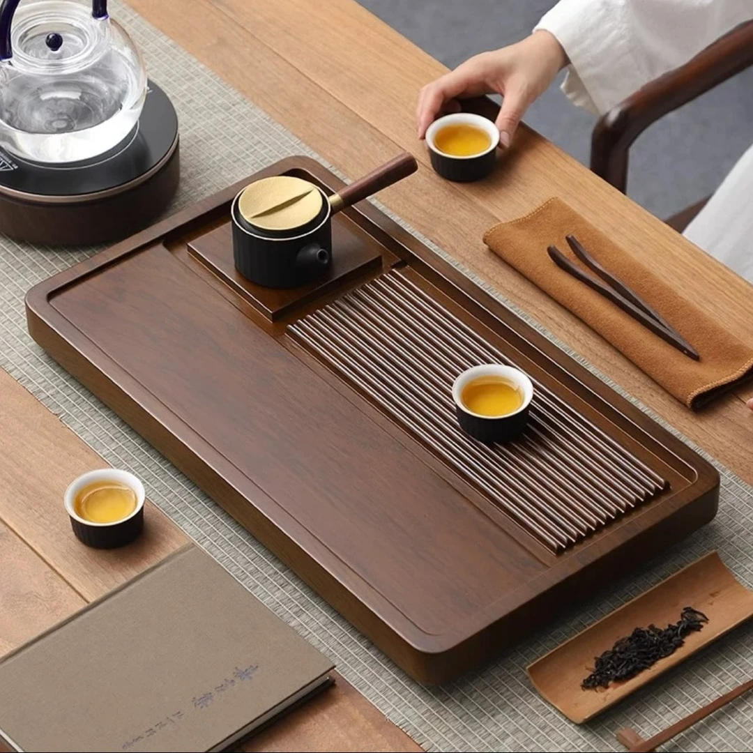 小品益黄（32.5*19.5）茶盘赠送水球水管脚垫