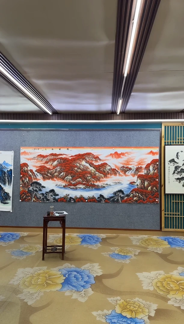 绘画世**司M刘雪红-大丈二-山水国画