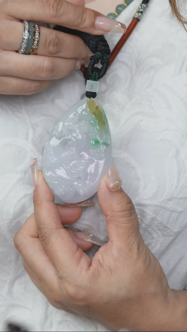 颈饰未镶嵌翡翠缅甸天然翡翠
