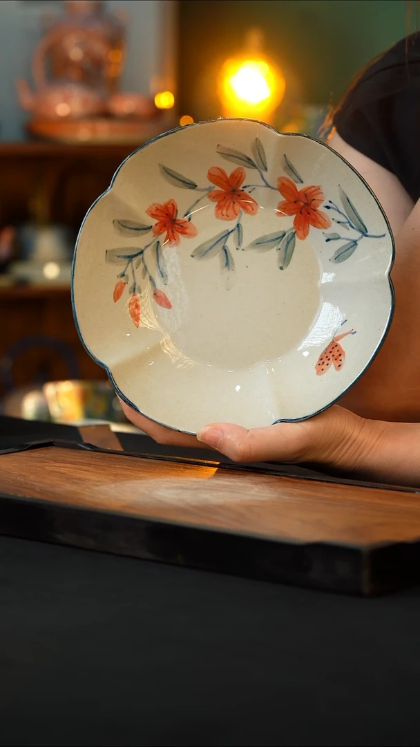 杯手绘心瓷陶瓷浮力