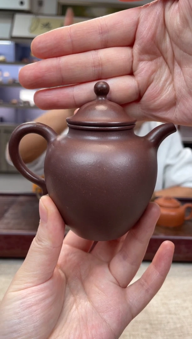 【闪购商品】紫砂茶壶底槽清高温 橄榄