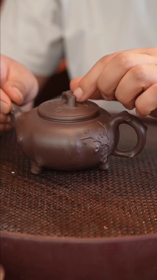 茶壶紫砂原矿手工制作