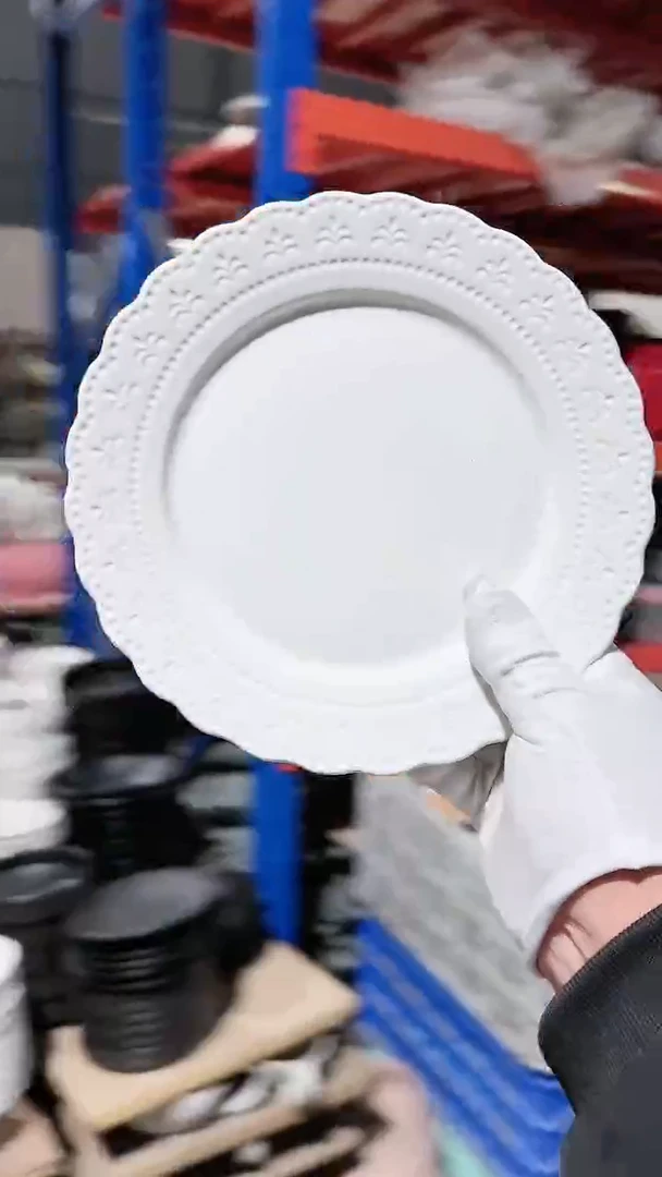 【闪购商品】瓷片浮雕盘微瑕 凑满20元包邮