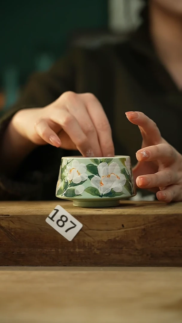 【闪购商品】瓷片油画风·彩绘·设计师石一款