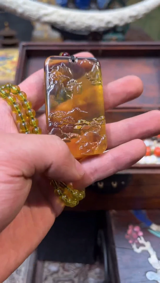 【闪购商品】琥珀颈饰未镶嵌30庞庞庞庞庞庞庞庞