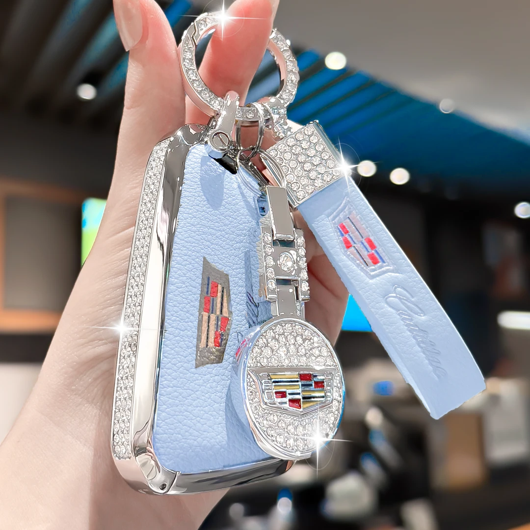 凯迪拉克ct5钥匙套xt5高级atsl/xt4女ct6/ct4/gt4/xts车扣壳真皮