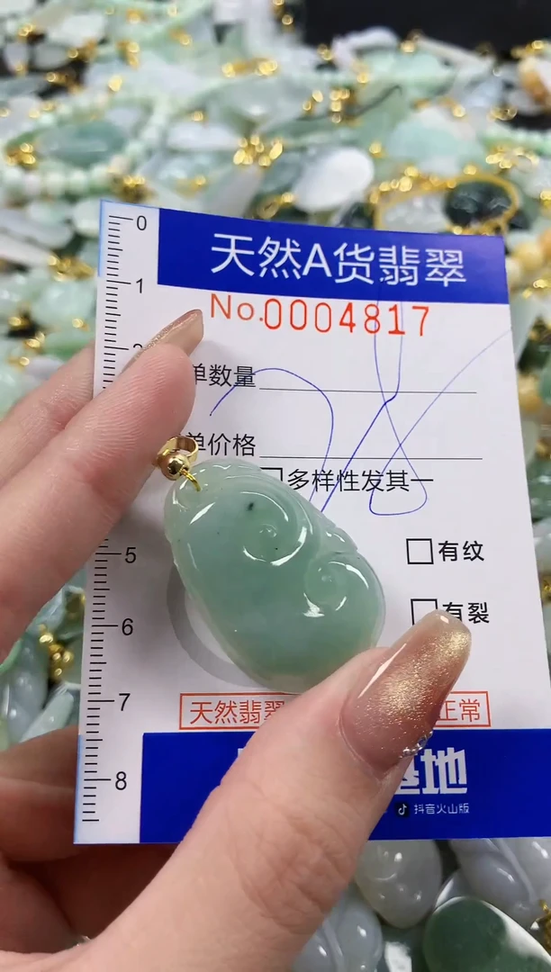 颈饰未镶嵌翡翠天然A货翡翠