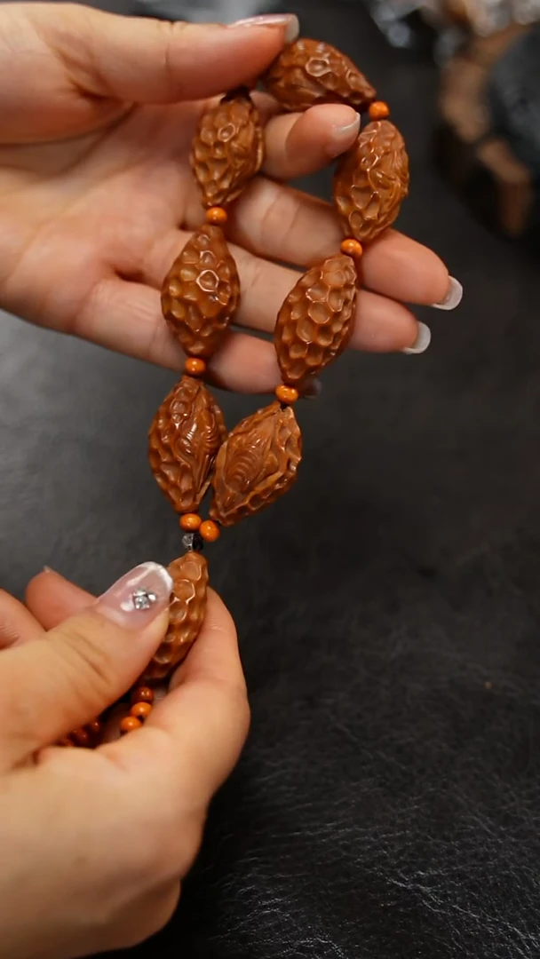 橄榄核手串/手链九林精品核雕