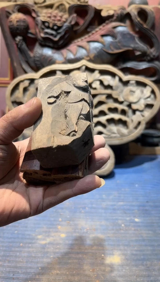 【闪购商品】香樟木老木雕老物件