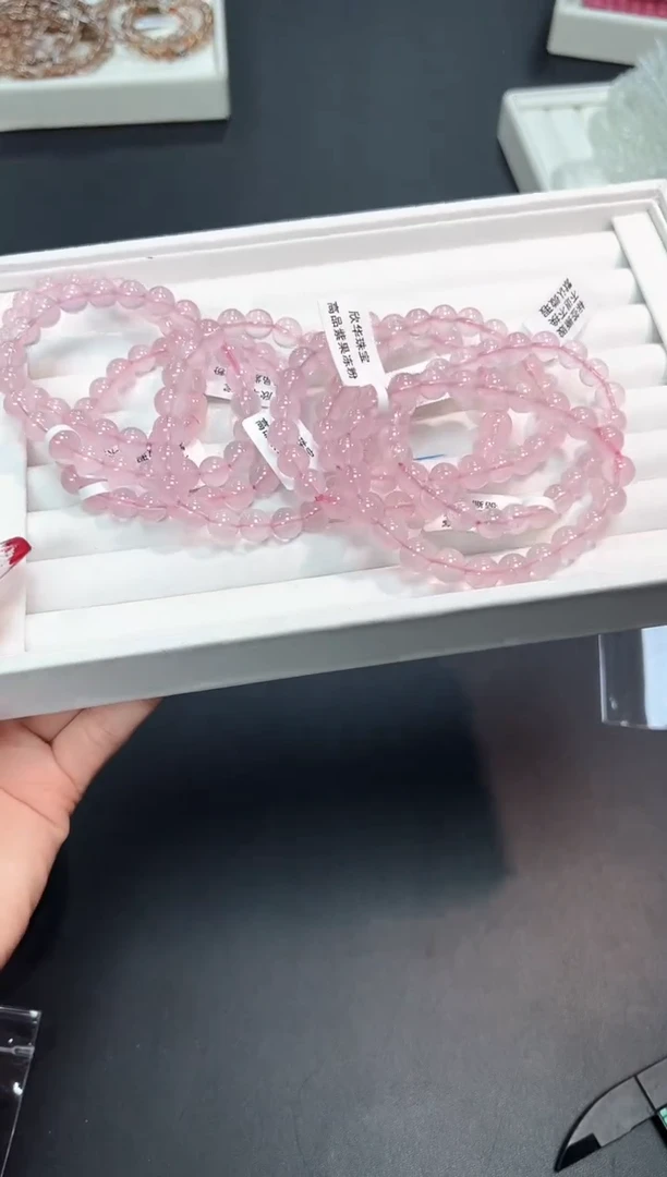 【闪购商品】水晶手串未镶嵌1A4多样性发其一1条默认微瑕