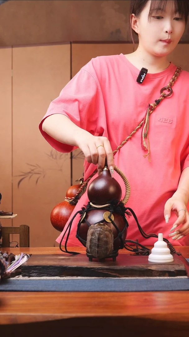 1907号精品大漆葫芦防腐防渗装水茶酒