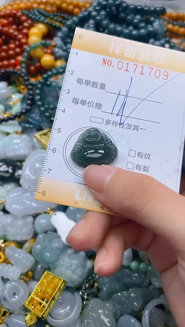 翡翠未镶嵌颈饰闪购0171709多样性发其一