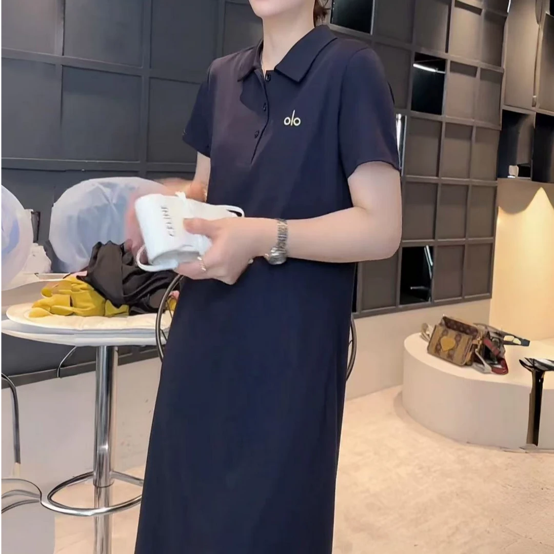 ZN 刺绣翻领POLO裙