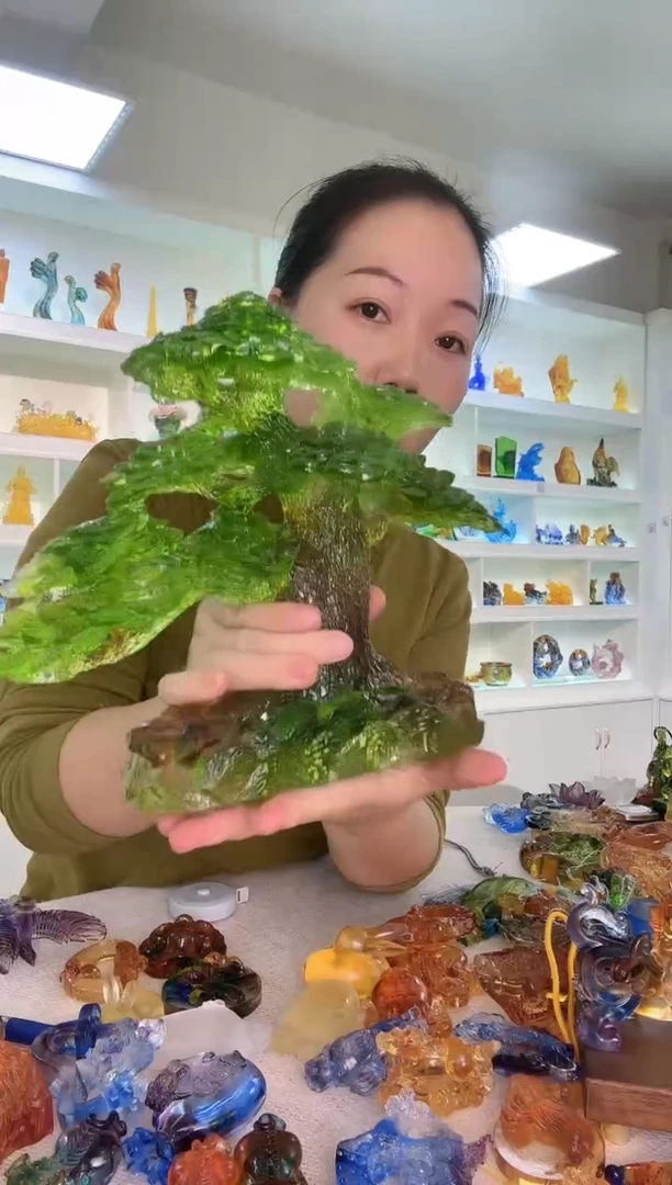 手工艺品琉璃长青