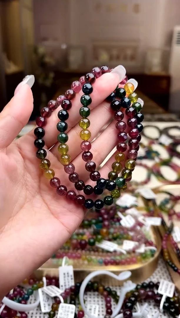 【闪购商品】碧玺/未镶嵌6mm+碧玺多圈多样性发货