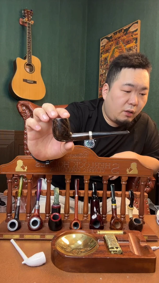 石楠木木雕款意大利进口石楠木烟斗