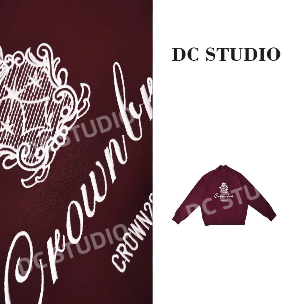 DC STUDIO【聚宝瓶】2024冬款时尚休闲百搭复古潮流美式长袖卫衣