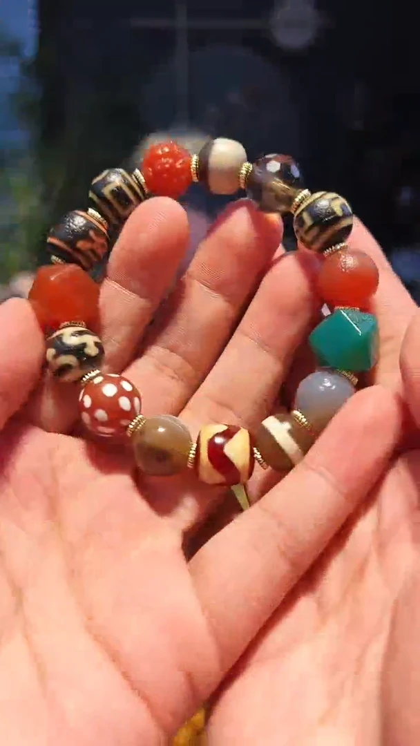 【闪购商品】玛瑙/玉髓手链未镶嵌多宝