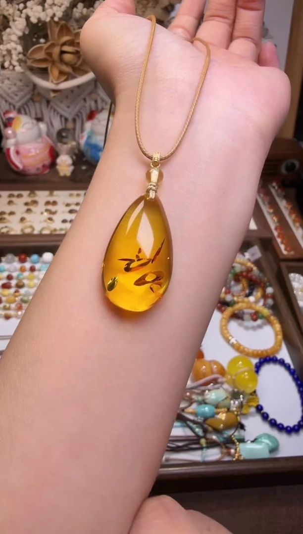 水晶摆件未镶嵌项链