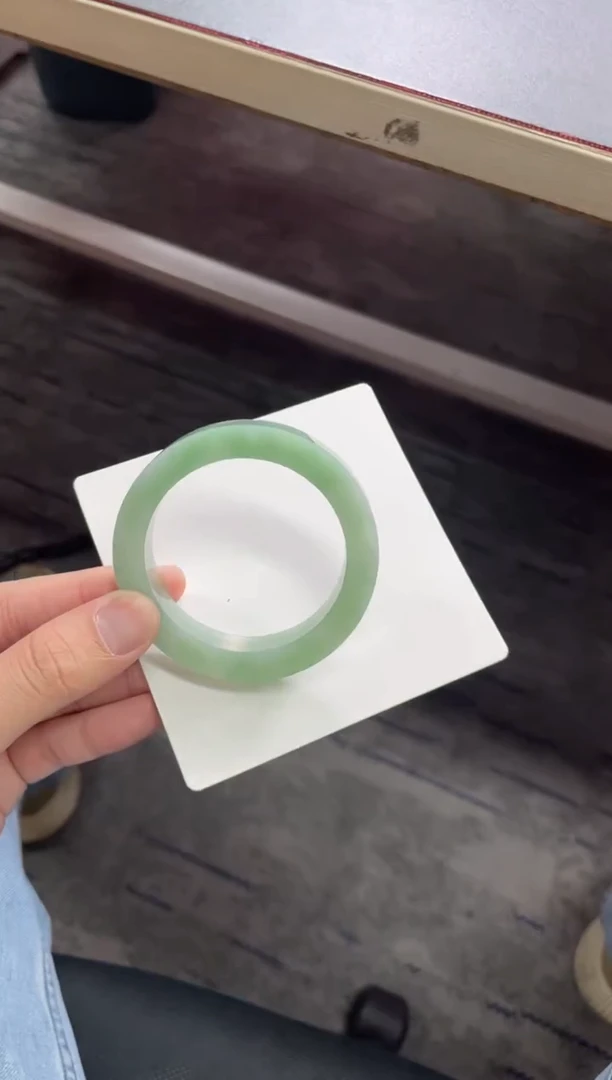 未镶嵌手镯定制翡翠彭*瑾手镯ADL/DZS