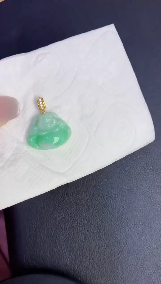 颈饰未镶嵌翡翠缅甸天然翡翠A货