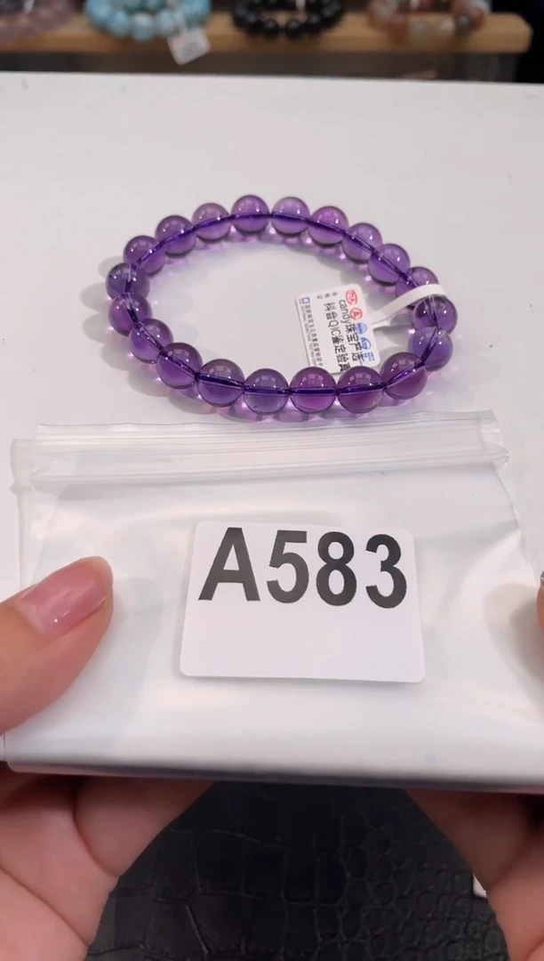 水晶手链未镶嵌A583 紫水9