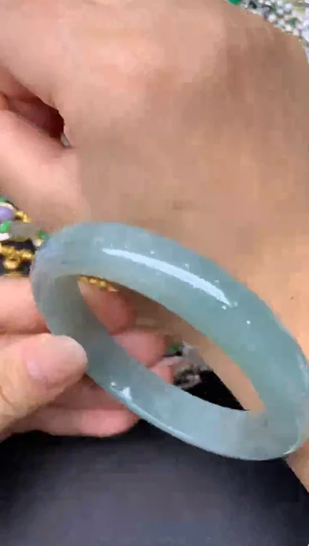 翡翠手镯未镶嵌334-雪姐翡翠天天见
