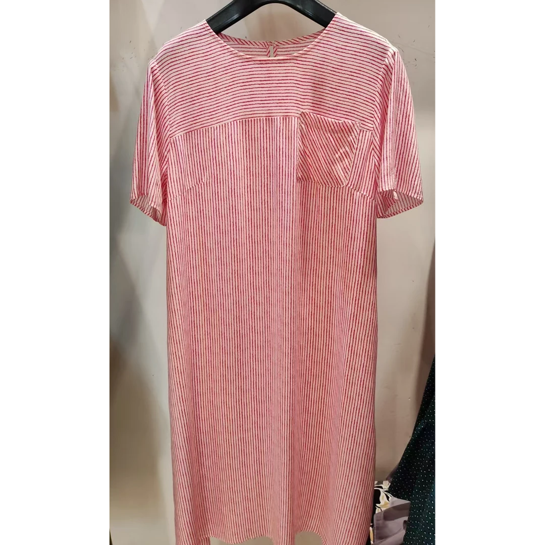 连衣裙女梦里人夏季新款韩系简约时尚气质中长裙3038-8131