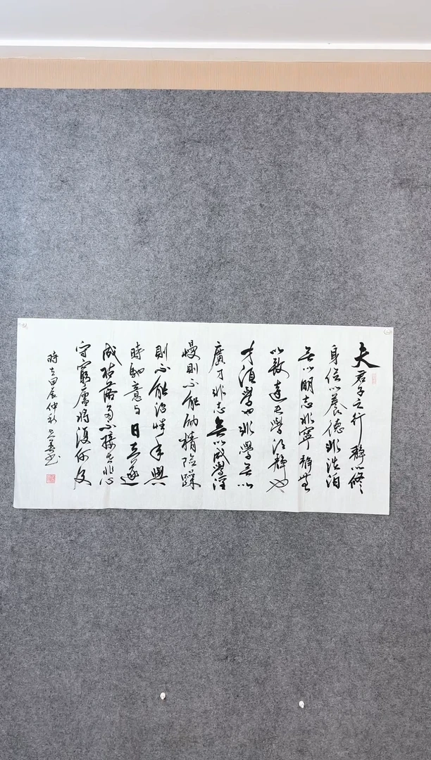 【闪购商品】书法武世英140*70《诫子书》