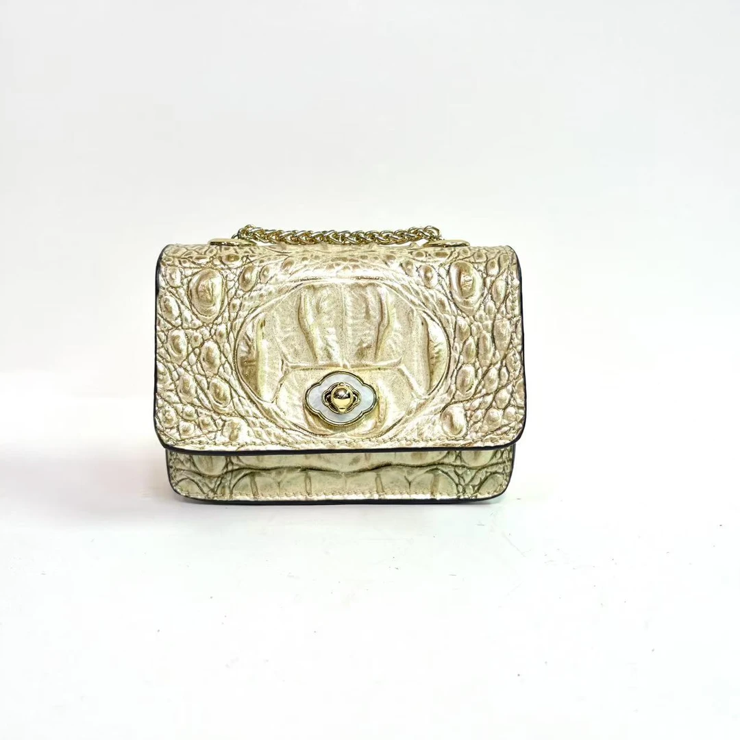 KA“晓晓”【链条包包】意大利进口头层小牛皮可斜挎可单肩可手拎包包