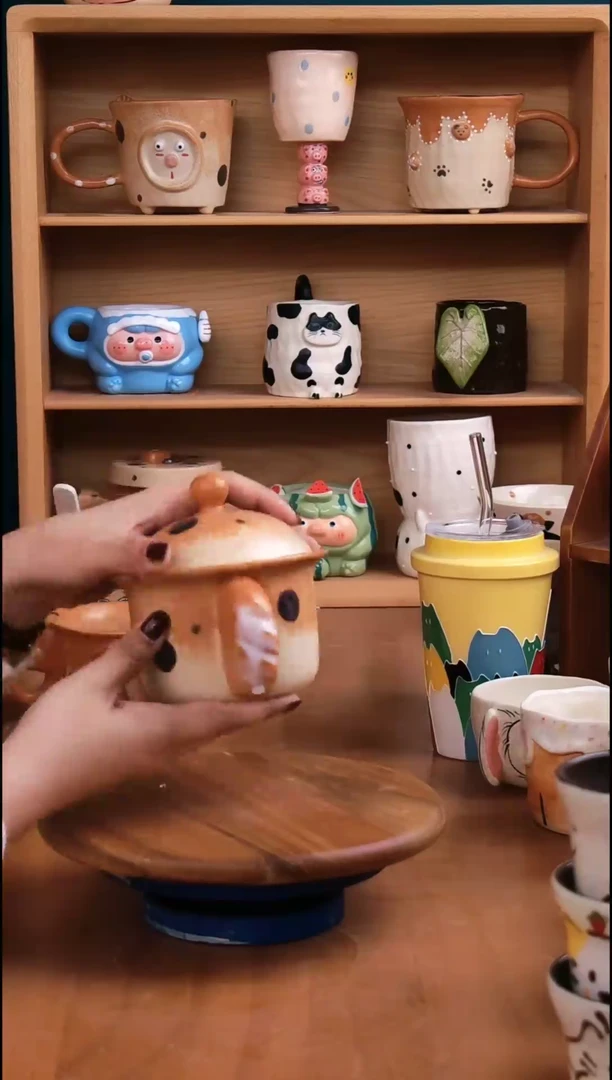 摆件陶景德镇原创手工陶瓷