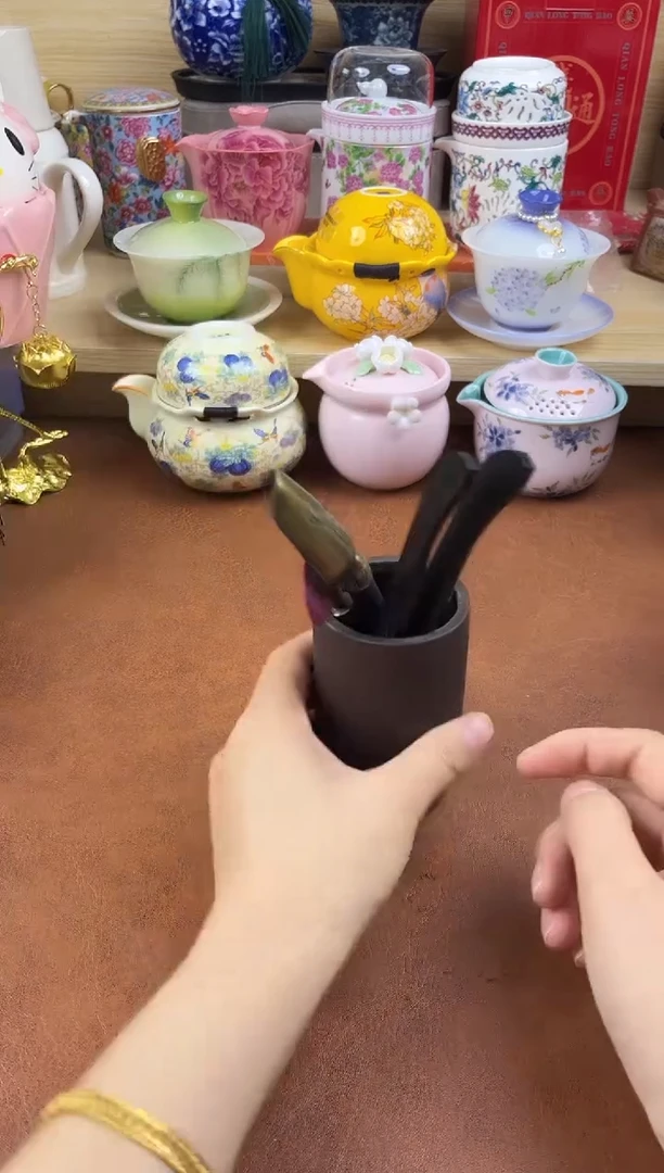 陶陶瓷茶具摆件旅行套组