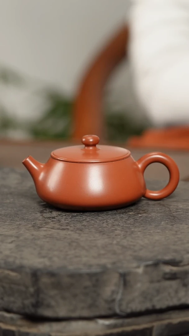 壶 石瓢原矿泥料全手工精品坭兴陶茶器