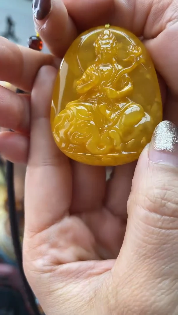 【闪购商品】蜜蜡珠宝奇石未镶嵌普贤302发一件