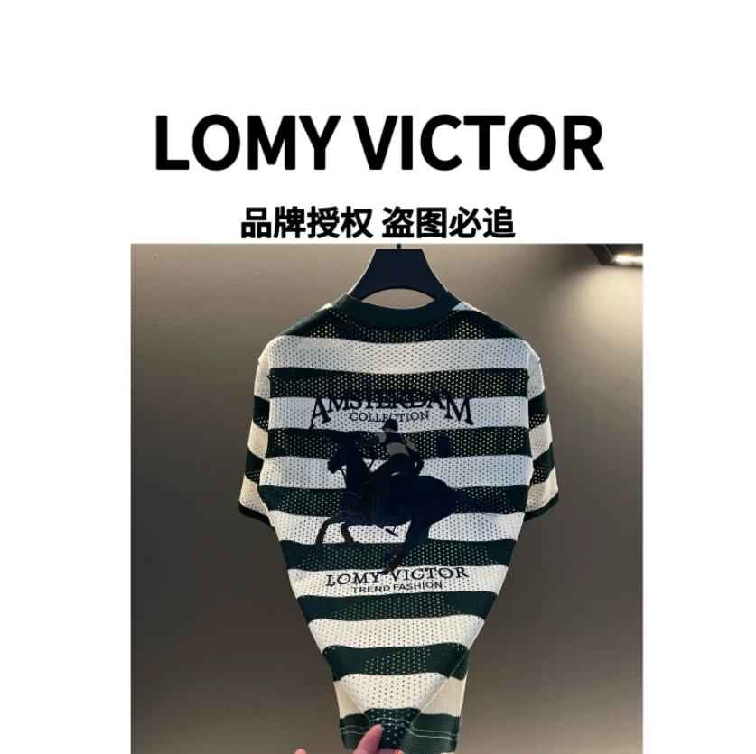 LOMY VICTOR2025夏季顶奢原单男女同款潮流T-NZN1441