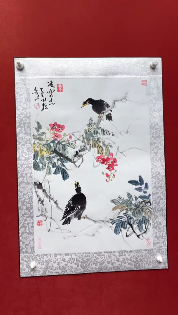 国画田哲老师现场创作 3