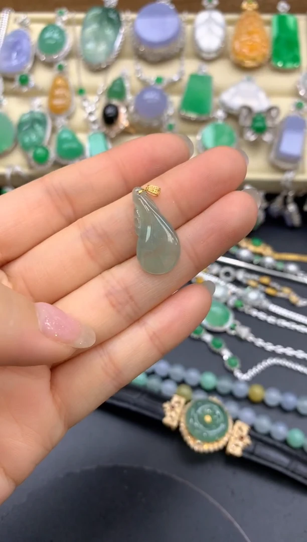 【闪购商品】翡翠颈饰18K金镶嵌26-中国好珍宝