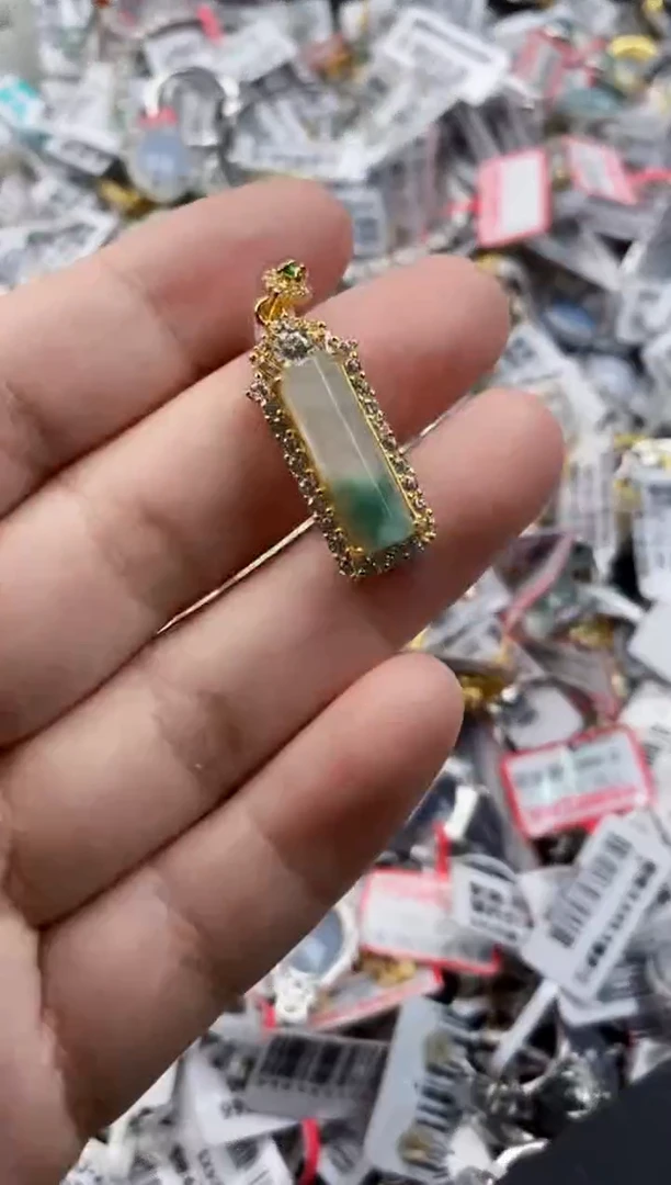 翡翠戒指银S925镶嵌1100000   6