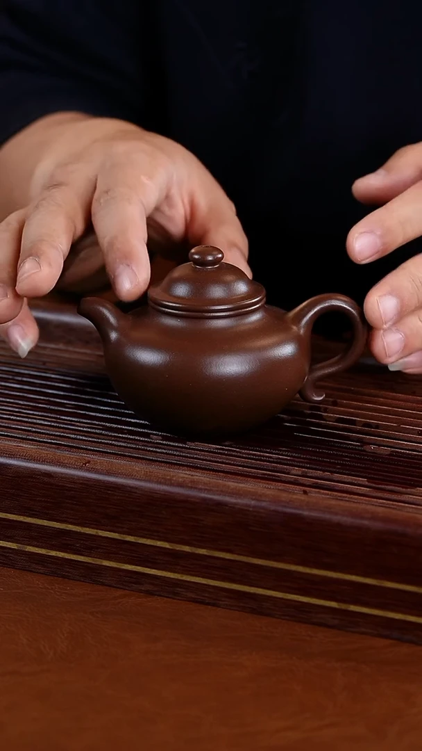 茶壶紫砂冯美婷紫泥莲子壶160cc