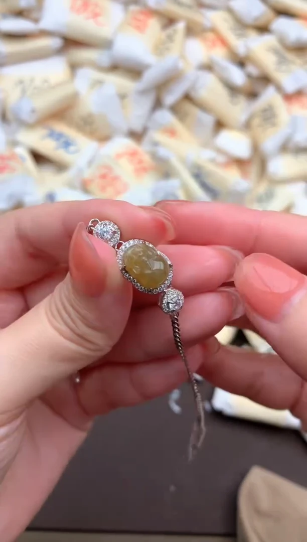 【闪购商品】翡翠挂件银S925镶嵌一