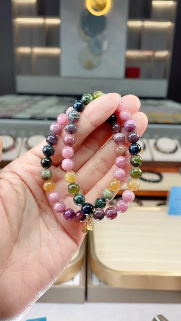 【闪购商品】碧玺单圈手串未镶嵌（多样性发一条）Q