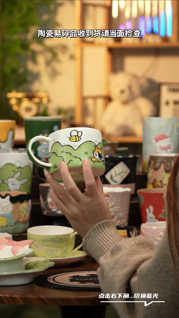 瓷片A117景德镇原创手工陶瓷