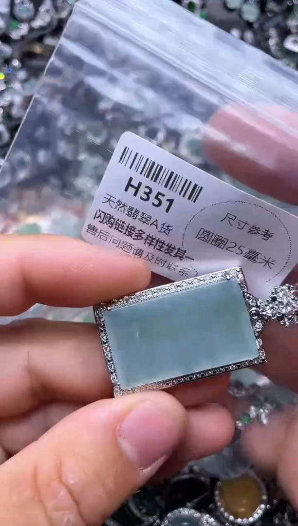 【闪购商品】翡翠颈饰未镶嵌H351吊坠