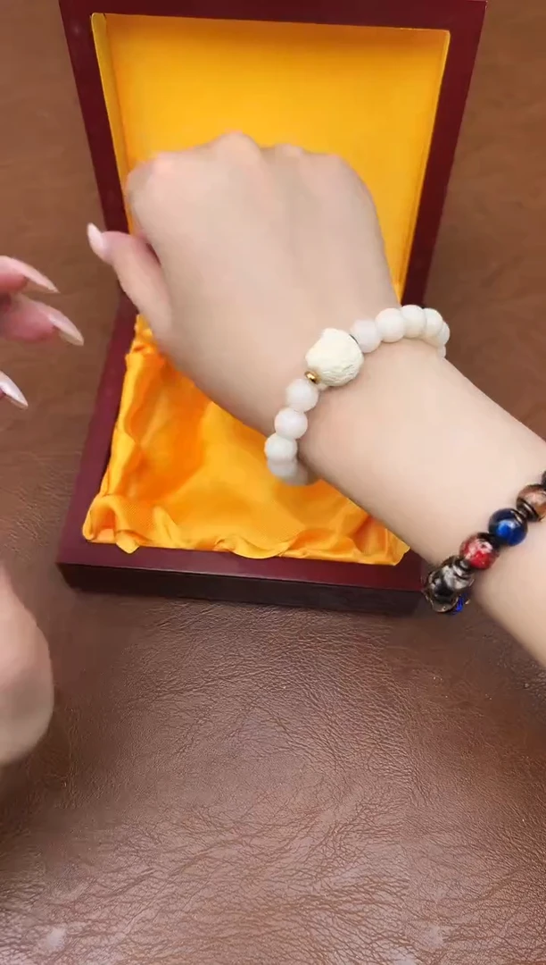 万家文玩阁白玉菩提链接@@SP141