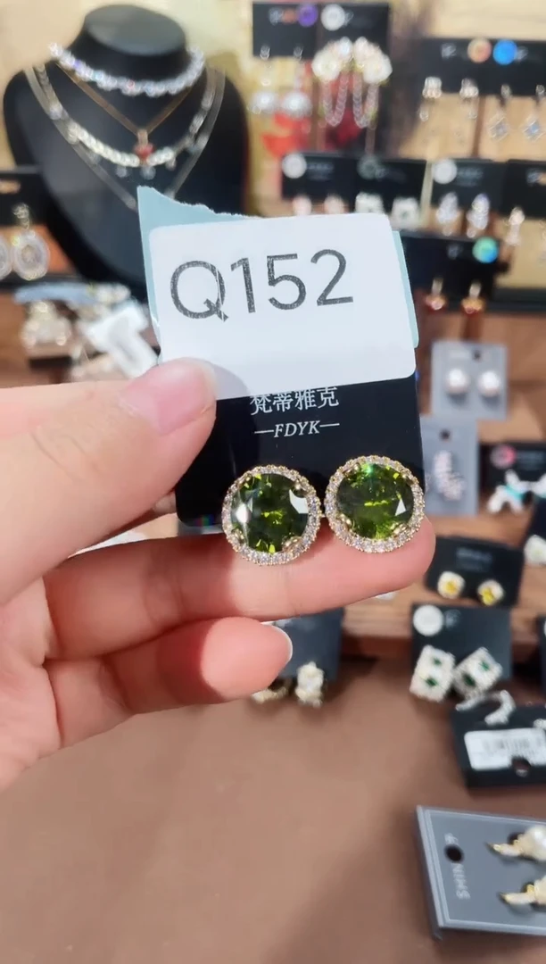 铜合金925银锆石Q152