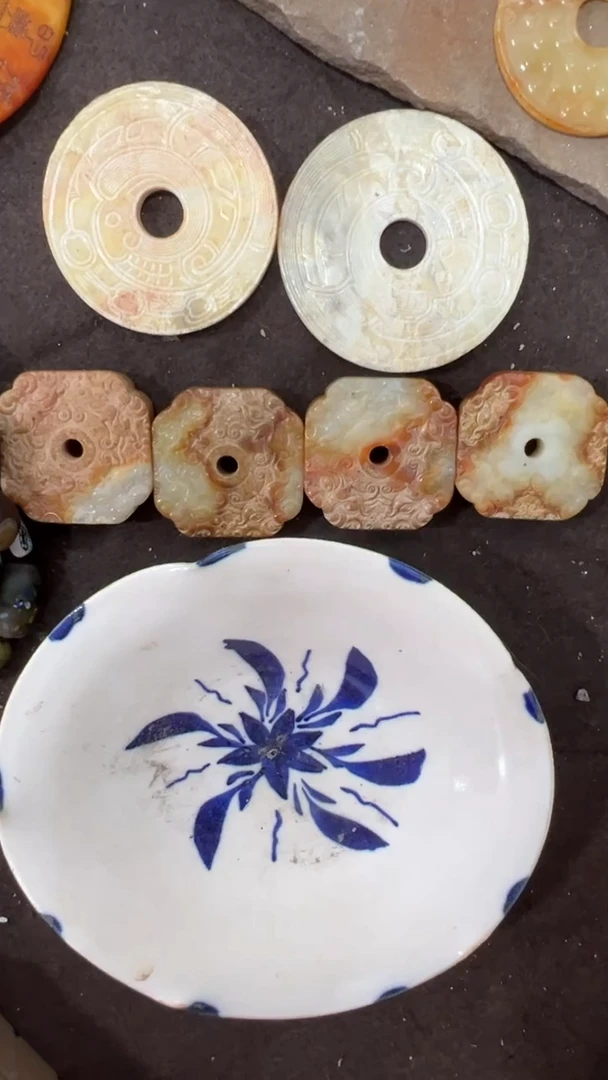 瓷片手工，手绘，瓷器1