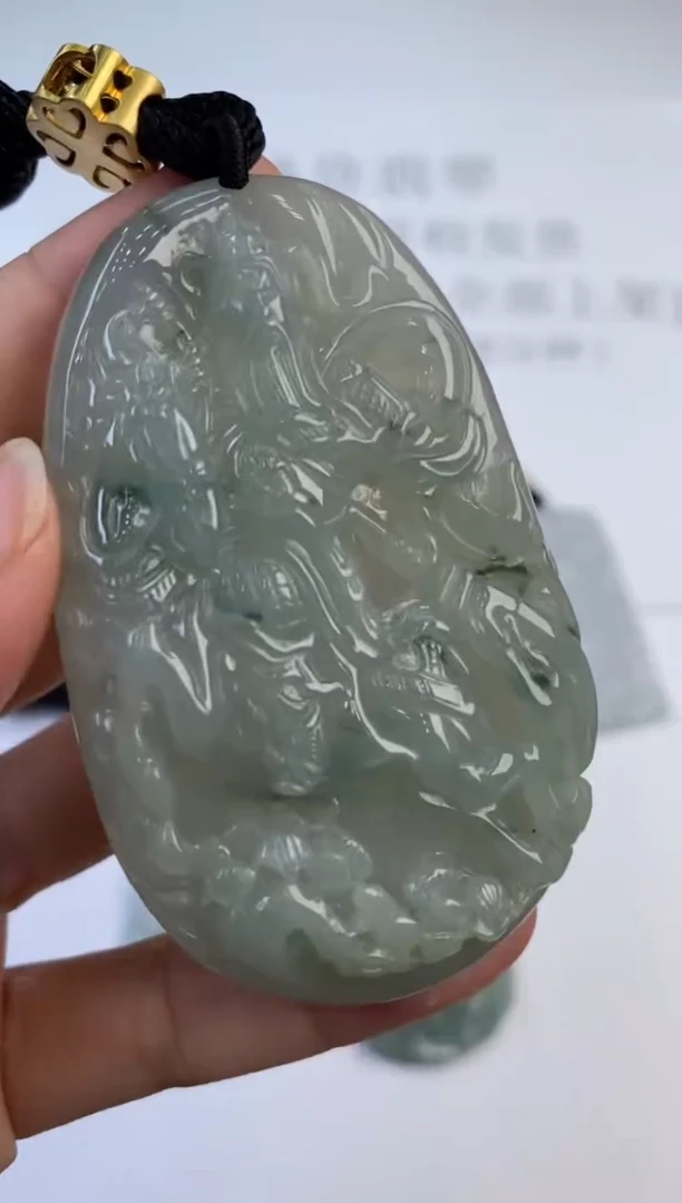 未镶嵌挂件翡翠303273     多人